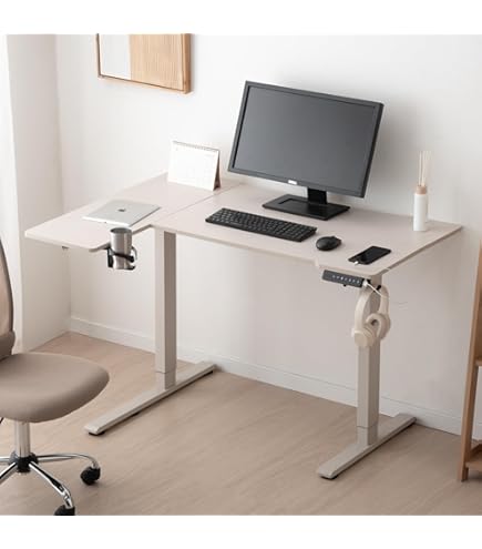 大特価□幅130 電動昇降デスク L字型 ゲーミングデスク スタンディング