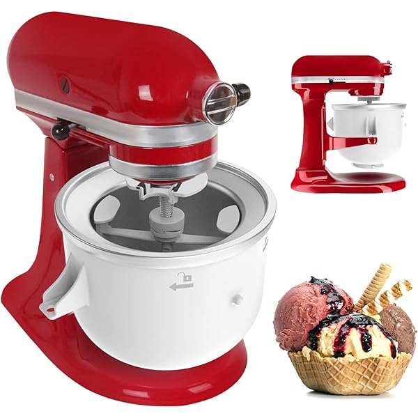 Ice Cream Maker Attachment For KitchenAid Stand Mixer,, 51 OFF