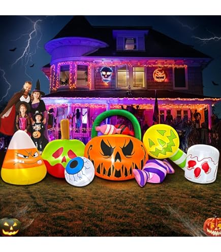 Amazon.co.jp: Juegoal ハロウィン インフレータブル ライト付き