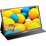 モバイルモニター アルミ合金製 NORSMIC 15.6インチ モバイルディスプレイ デュアルType-C全機能端子/miniHDMI端子 100%広色域 ゲームモニター IPS液晶パネル 1920x1080FHD 9mm薄い738g軽量 HDRモー