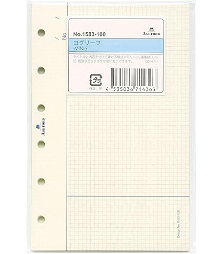 Amazon.co.jp: ドットリーフ 2つ折 MINi6/ミニ6 システム手帳