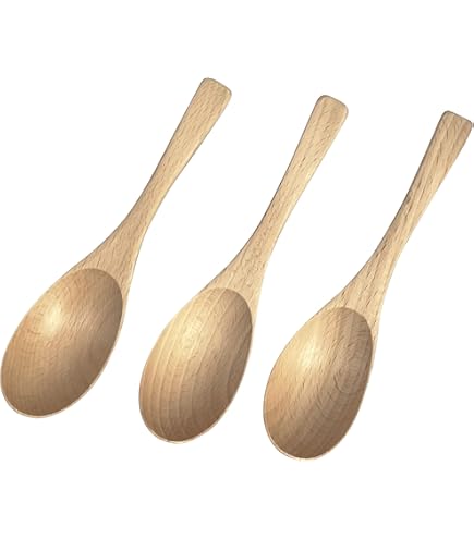 Amazon.co.jp: 木製スプーン スープ用 お試し3本セット