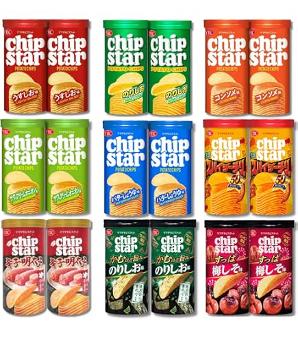 Amazon.co.jp: チップスターS 50g 8種セット : 食品・飲料・お酒