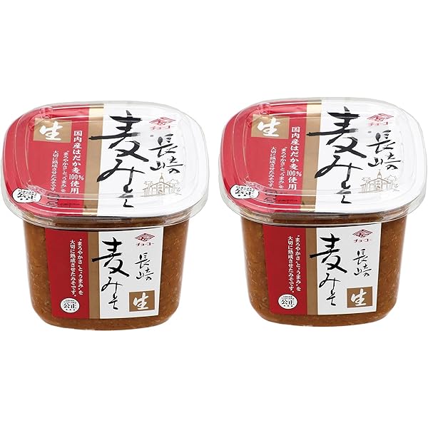 Amazon.co.jp: チョーコー 長崎麦米合わせみそ 750g (カップ