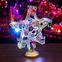 Amazon｜テキーラ観覧車 LED酒ボトルの表示棚 18穴 ワインラック 酒