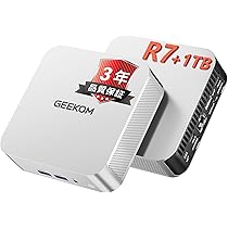 Amazon.co.jp: GEEKOM A6 Mini PC AMD Ryzen 7 6800H (High