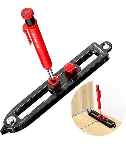 3D Printed U-scribe Jig Woodworking & Carpentry Jigs - For Carpentry Cabinet Installation Furniture Fitting By Super Pixels I4216639465