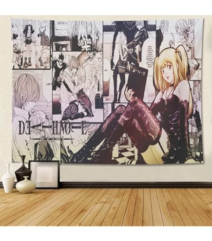 Amazon.co.jp: タペストリー 壁掛け デスノート (5) バナー 北欧