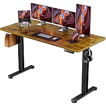 【美品】電動スタンディングデスク 72 cm - 118 cm Amazon | FEZIBO 電動 昇降デスク スタンディングデスク 幅100cm