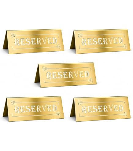Amazon | Umora 予約席プレート 予約 席 御予約席 Reserved 両面