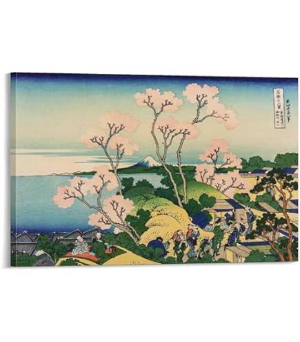 【額縁付き】 葛飾北斎 Katsushika Hokusai A2ポスター ③ Amazon.co.jp: Genius Collections 葛飾北斎 ポスター 額付き
