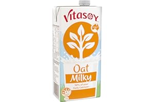 Vitasoy UHT Oat Milky, 1 Litre (Pack of 12)
