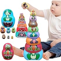 Amazon | ロシアの入れ子人形のおもちゃ | 子供用ロシア