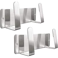 まな板 スタンド 鍋蓋 立て コンパクト 収納 ホルダー キッチン ツールスタンド 304ステンレス鋼 3M自己粘着 (2パック)