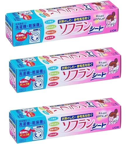 Amazon | 【まとめ買い】乾燥機用ソフラン シートタイプ柔軟剤 25枚×8