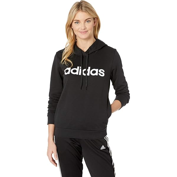 essentials linear hoodie adidas