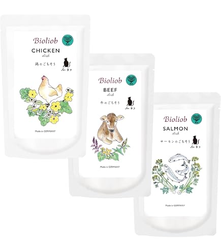 Amazon.co.jp: Bioliob ビオリオーブ ドイツ産 ペットフード ピュア 3