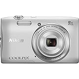 Nikon COOLPIX S3600 20.1 MP デジタルカメラ 8倍ズームNIKKORレンズと720p HDビデオ(シルバー) (メーカー生産終了)