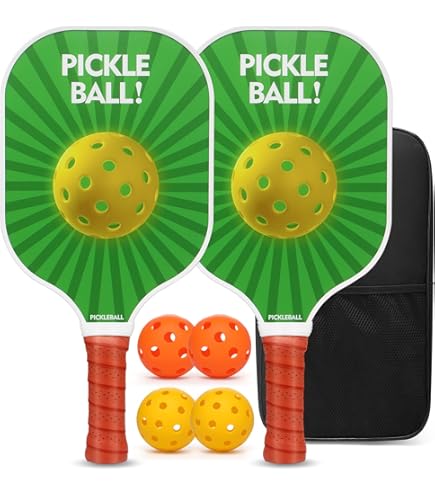 Amazon | zylo ピックルボール ラケットセット 軽量 ガラス繊維 グラス
