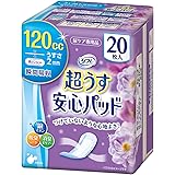 リフレ 超うす 安心パッド 失禁 尿モレ 尿漏れシート 薄型 吸収 消臭 120cc 20枚入