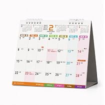 Amazon | アクティブコーポレーション 2026 カレンダー 卓上 月曜