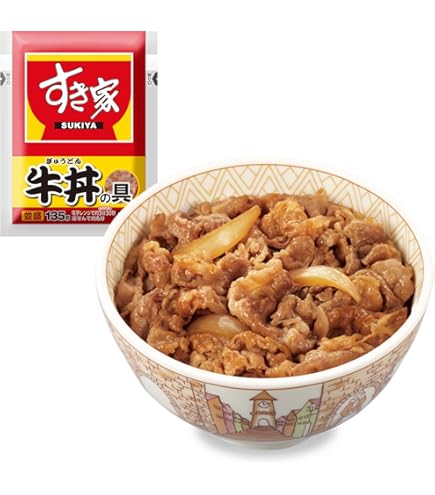 Amazon | お試しコラボ2種セット すき家牛丼の具5パック×なか卯親子丼