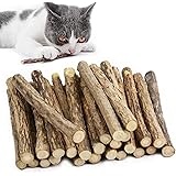 MAIYADUO 猫歯ぎしり棒 猫噛みおもちゃ またたびの木 またたびトイ 噛むスティック 天然安全 興奮した猫（30本）