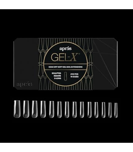 Amazon | APRÉS Gel-X® アーモンド ネイルチップセット｜280枚入り