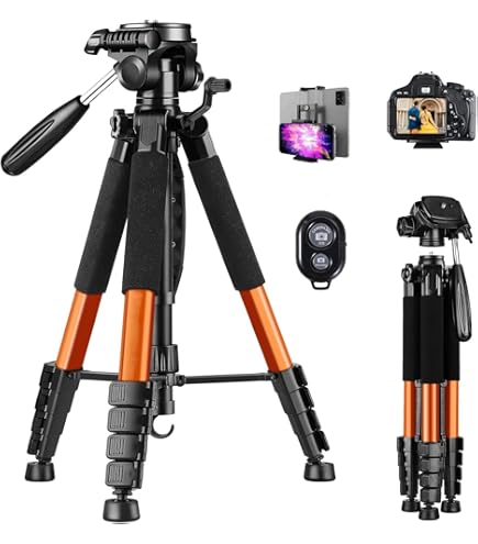 Amazon | ETSUMI カメラ・ビデオ用三脚 大 3段 シルバー E-2111