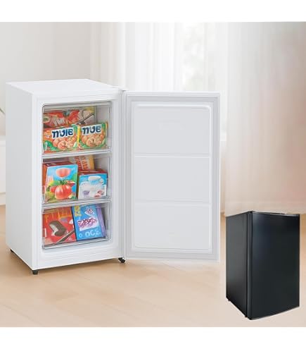 Amazon.co.jp: 冷凍庫 60L ホワイト 幅50cm 直冷式 静音 前開き式