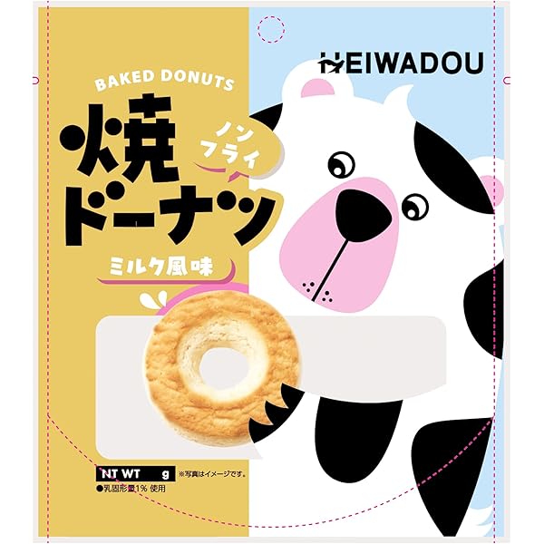 Amazon.co.jp: 平和堂 無選別ミックス焼きドーナツ 270g×8袋 : 食品