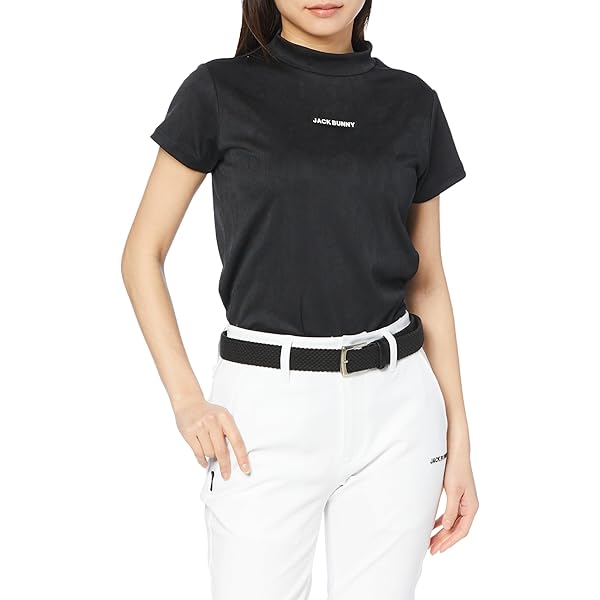 ジャックバニー　半袖　モックネック　シャツ　レディース　黒　サイズ0 美品 Amazon | [ジャックバニー] レディース 半袖 モックネックシャツ