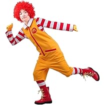 McDonald's コスプレ衣装 セット Amazon.co.jp: 【マクドナルド ドナルド 風】マック 仮装