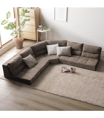 Amazon.co.jp: ヴィンテージコーナーカウチソファ【Regard-J】レガード