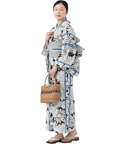 Amazon.co.jp: 高級変わり織り浴衣 優美な紅金魚柄 赤紅色 粋な