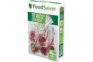 FoodSaver Custom Fit Vacuum Sealer Bags, Airtight Food Storage and Sous Vide Rolls, BPA-Free, 11 x 16' (Pack of 3)