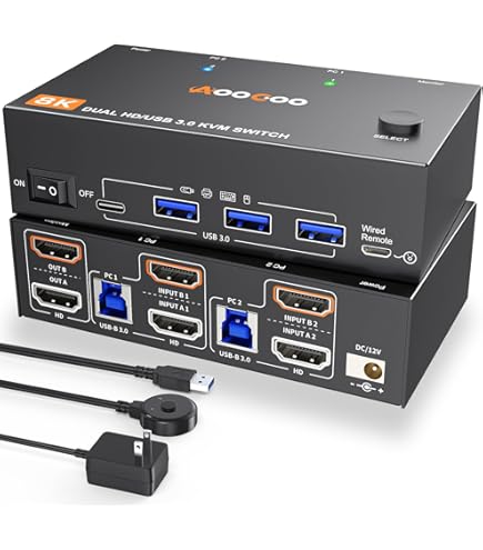 Amazon.co.jp: TESmart KVMスイッチ 16ポート HDMI | 4K 30Hz Ultra HD