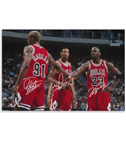 Amazon.co.jp: ブルズビッグスリーマイケルジョーダンピッペン