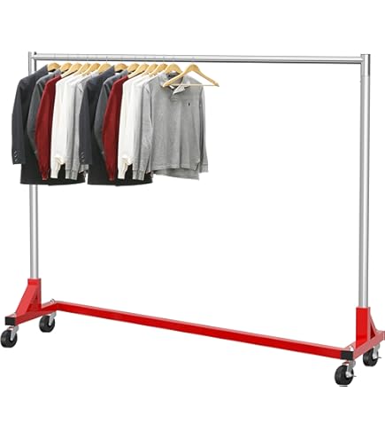 Stendino Appendino Regolabile ForHauz | Rail Porta Abiti Con Ruote | Fino A 113 Kg - 3