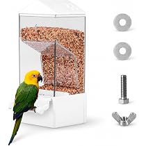 【専用出品】鳥の餌セット Amazon | Kailund 鳥用 自動給餌器 8.8×7.8×21cm ケージ外付け 鳥餌