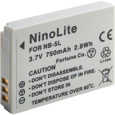 Amazon | NinoLite NB-5L 互換 バッテリー キャノン PowerShot S100