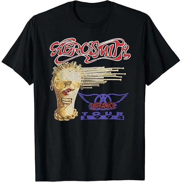 Amazon | エアロスミス-トイズ 1975 ツアー Tシャツ | Tシャツ