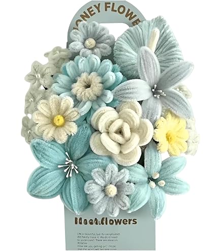 Amazon.co.jp: [mocoly]モールフラワー キット 手芸モール 【曲げ自在
