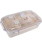 Amazon｜クツワ mizutamaさん 密封4点留め一段弁当箱 500ml MU001 日本