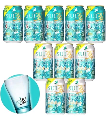 Amazon.co.jp: サントリー 翠 (すい) ジンソーダ 缶500ml×2ケース/48本