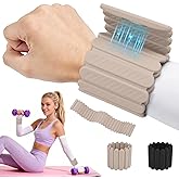 Abahub Magnetic Wrist Weights Ankle Weights Set 1 kg/2kg, Home Gym | Pilates Weights for Women & Men, Easy Wear, Waterproof S