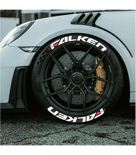 Amazon.co.jp: Hankook タイヤステッカー オレンジロゴ入り DIY永久 