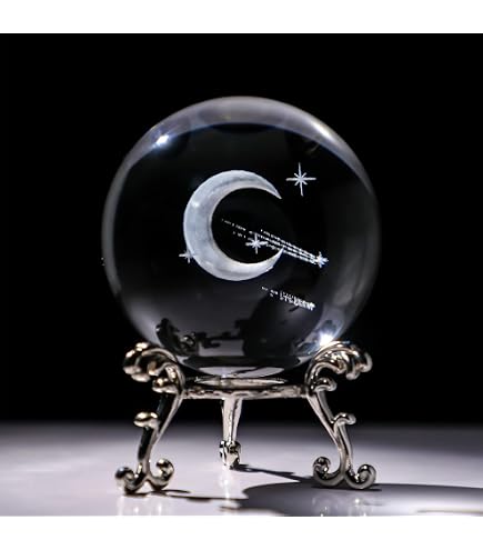 Amazon.co.jp: HDCRYSTALGIFTS 3Dレーザー彫刻土星クリスタルボール