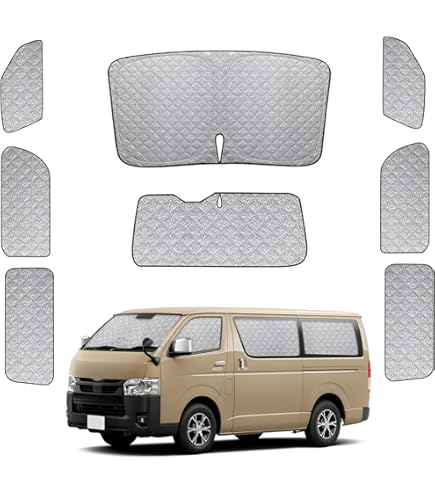 Amazon | マルチサンシェード ハイエース ワイド用 22#系 1型から6型