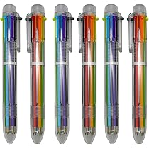 Amazon | Shuttle Art 多色ボールペン 多機能ペン 6色 23本セット 0.7